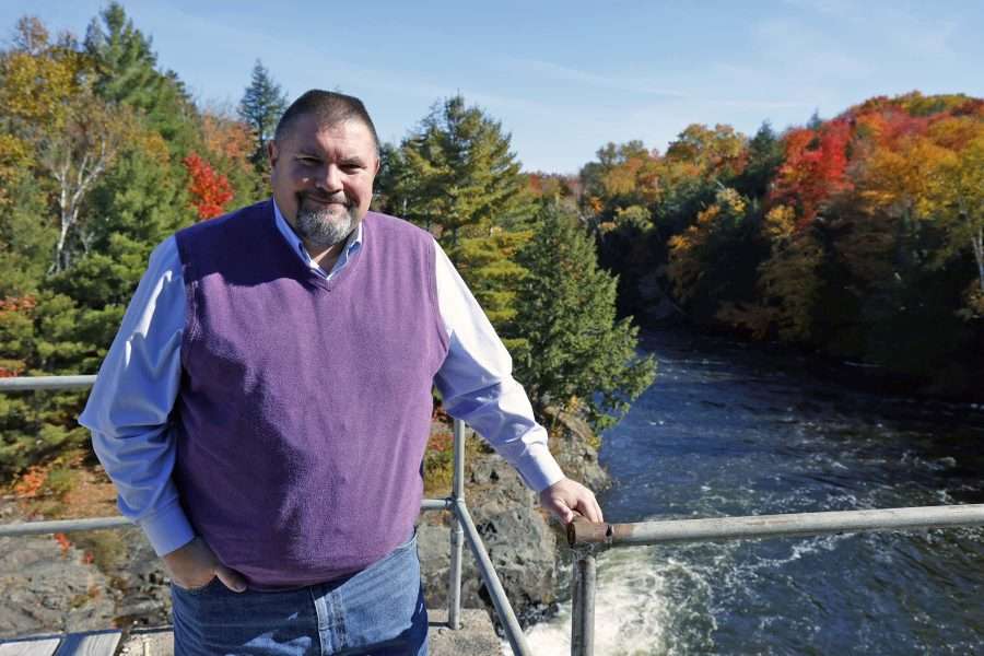 Hudson River-Black River Regulating District Executive Director John Callaghan at the Conklingville Dam