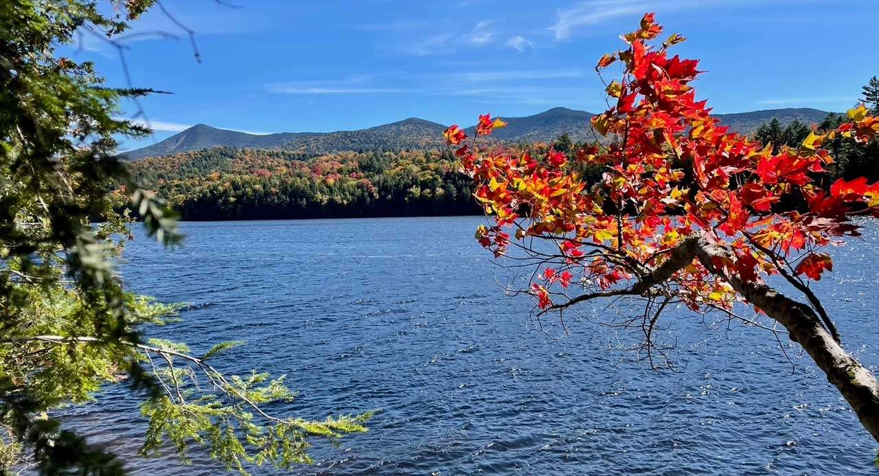 Colorful leaves this time of year are part of the appeal.