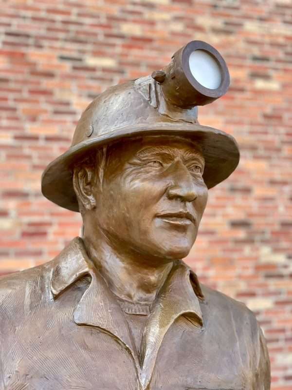 miner statue
