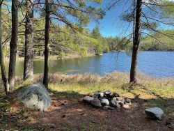 middle lake from campsite