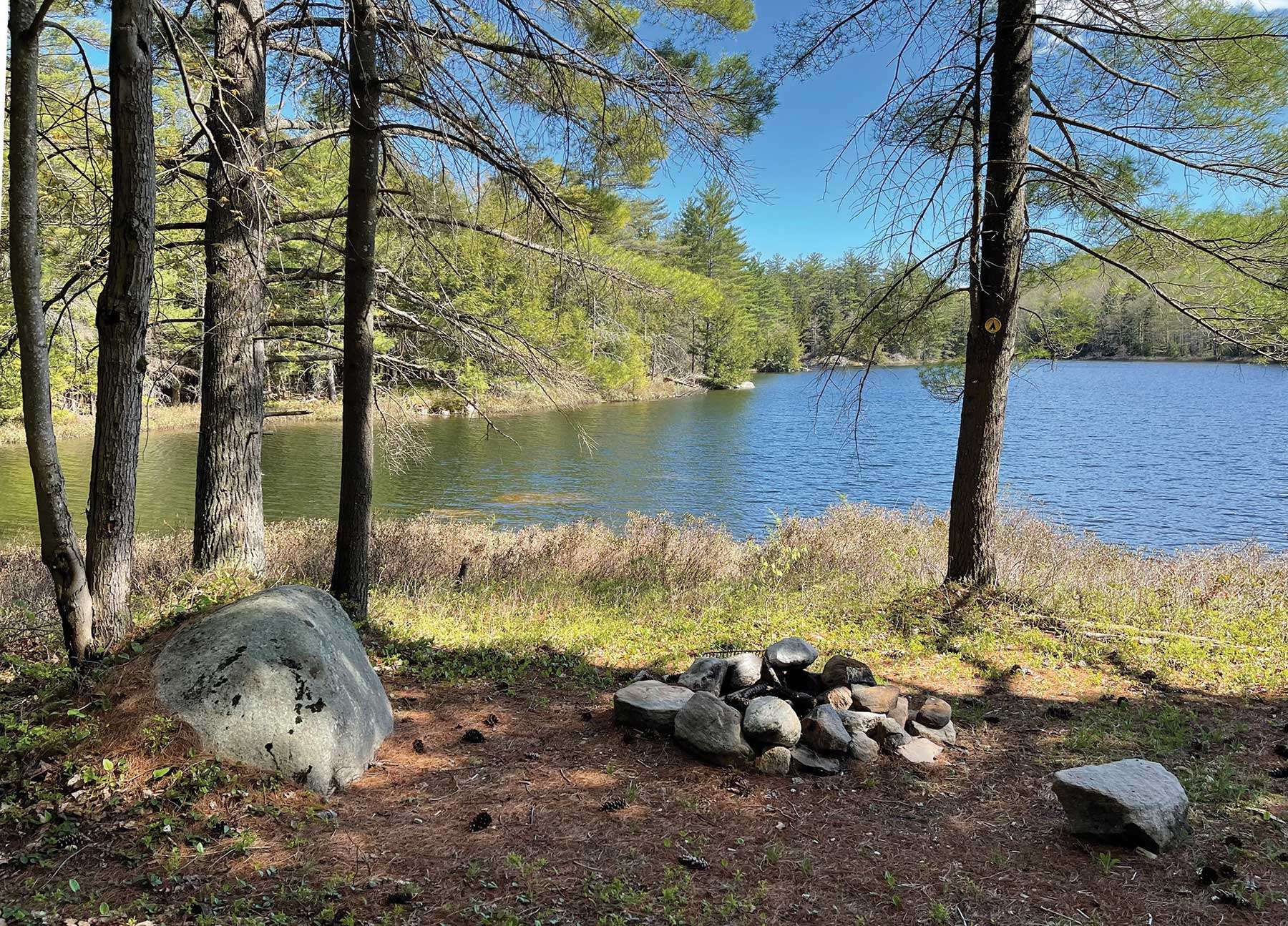 middle lake from campsite