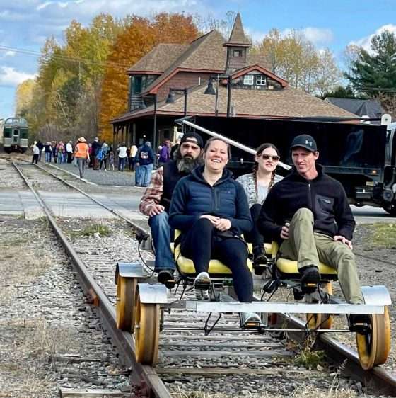 tupper lake rail bikes