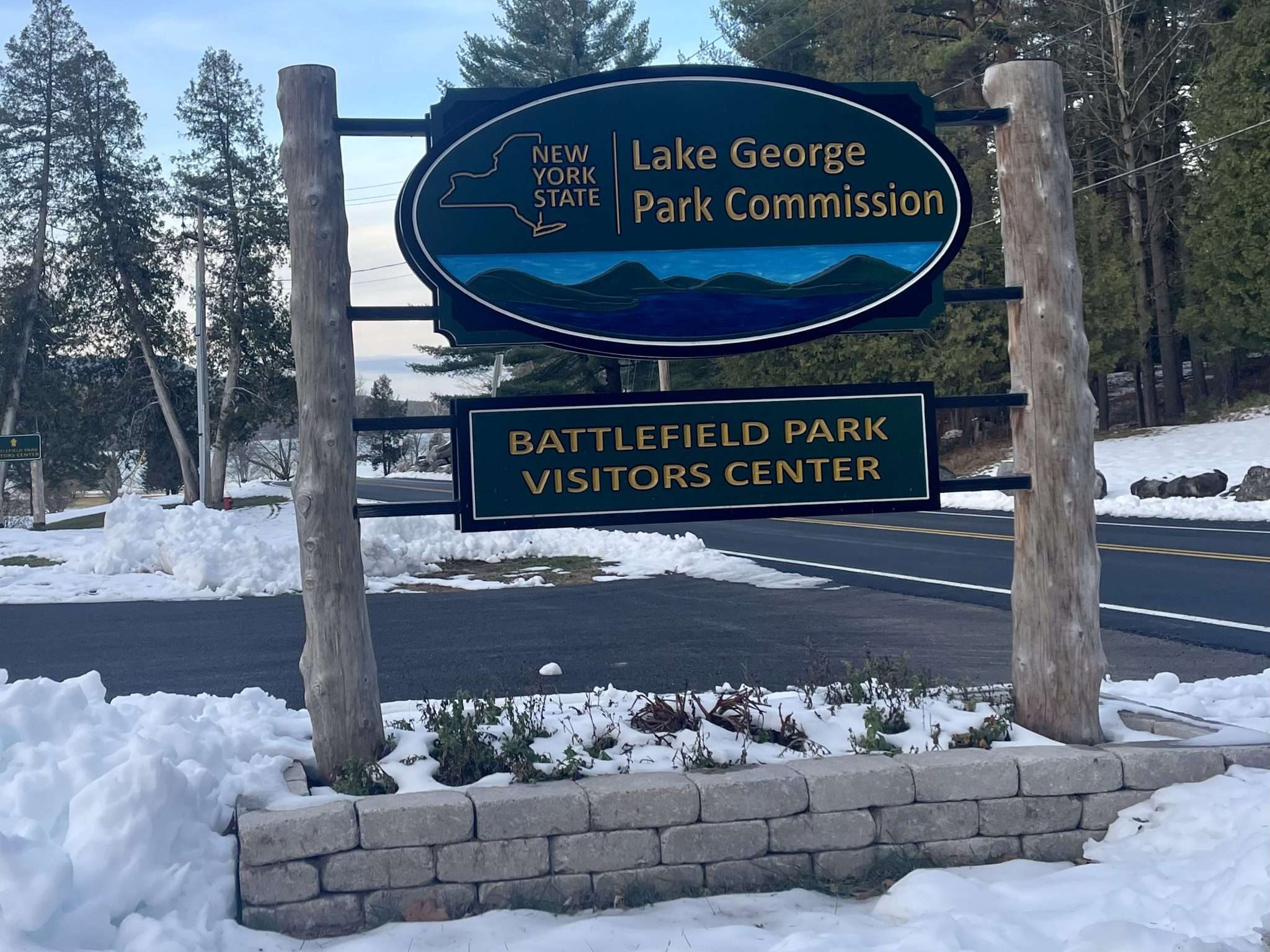 lake george park commission sign