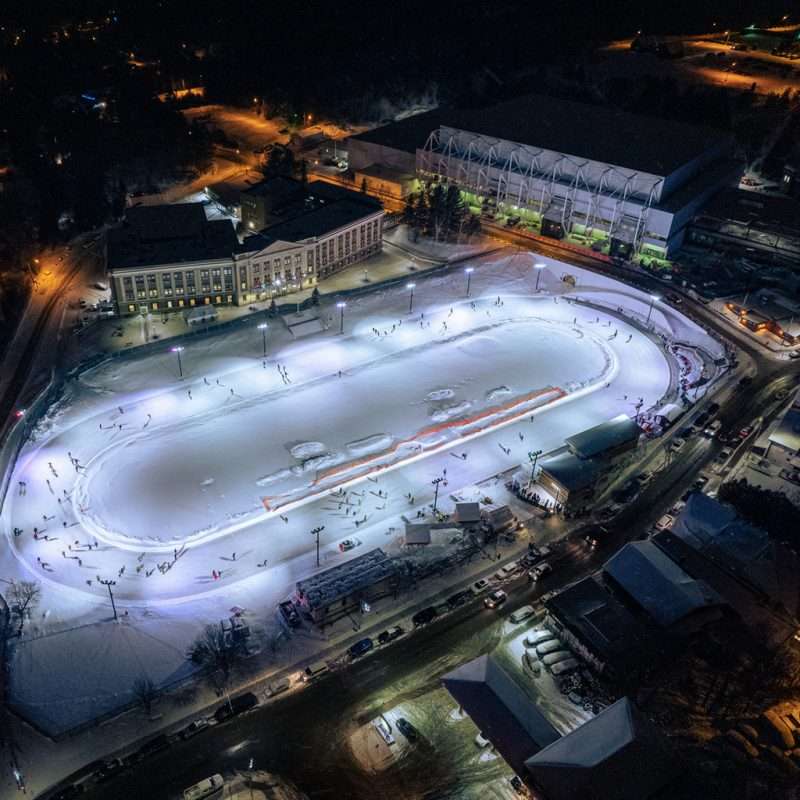 speed skating oval