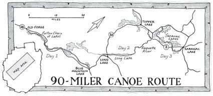 90 Miler Map