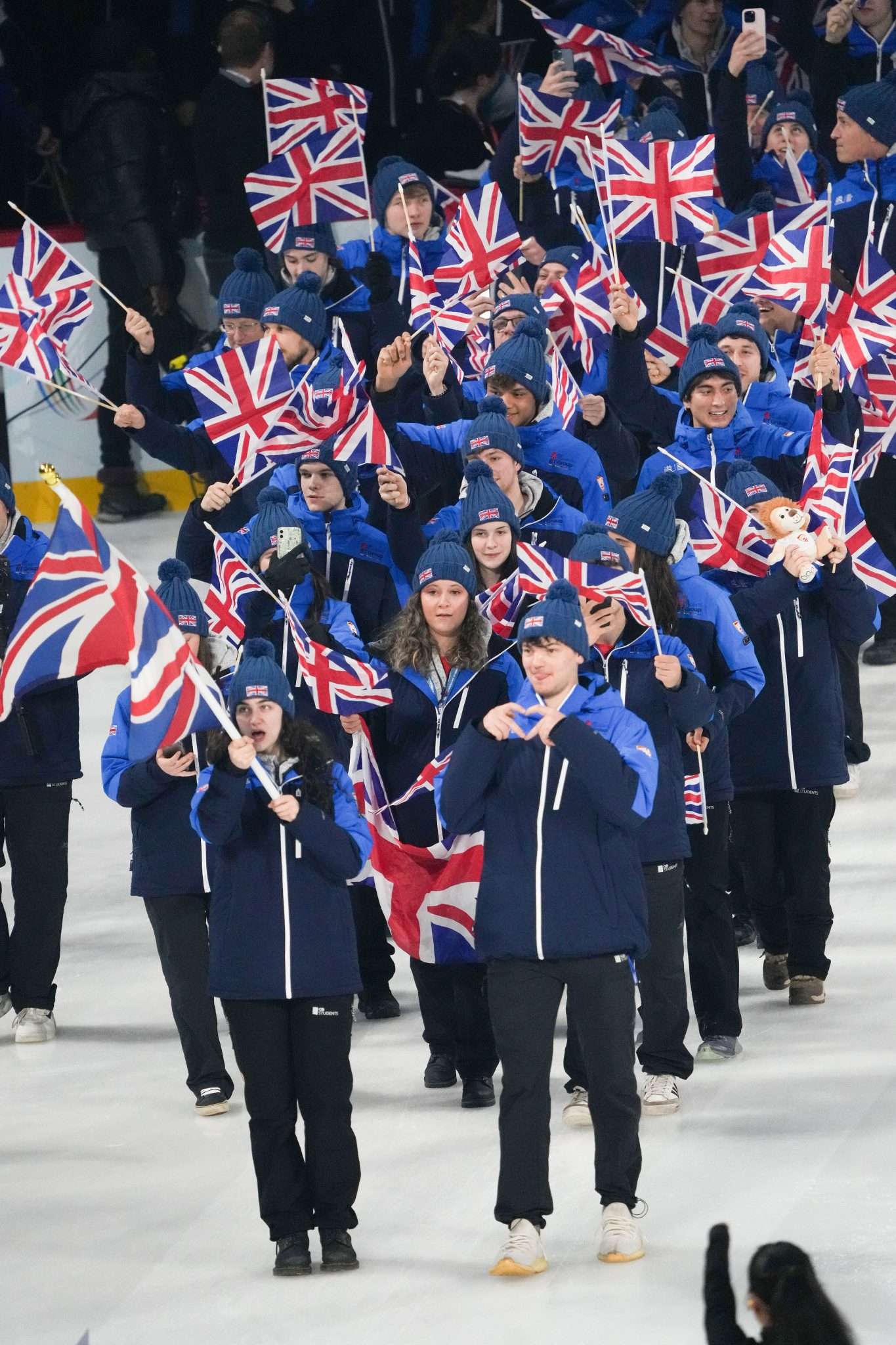 great britain at opening ceremony at world university games