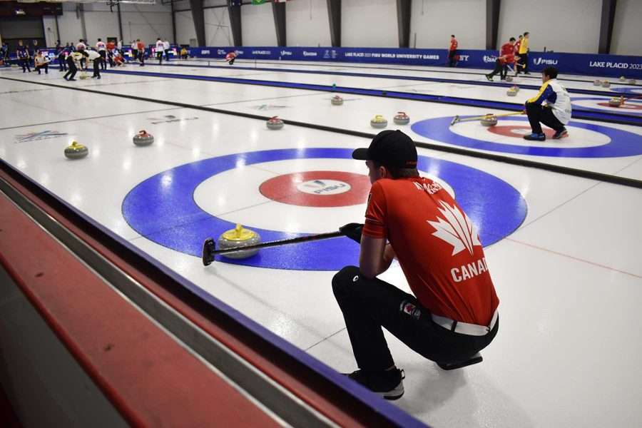 Team Canada plots their next move in curling