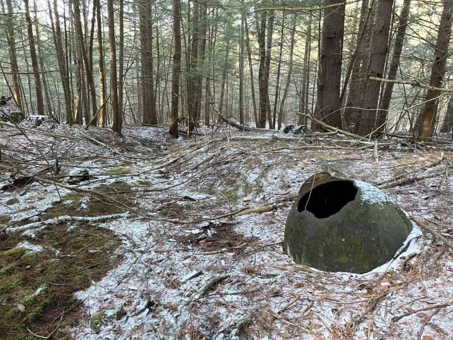 The iron cauldron that started the potash mountain ball rolling.
