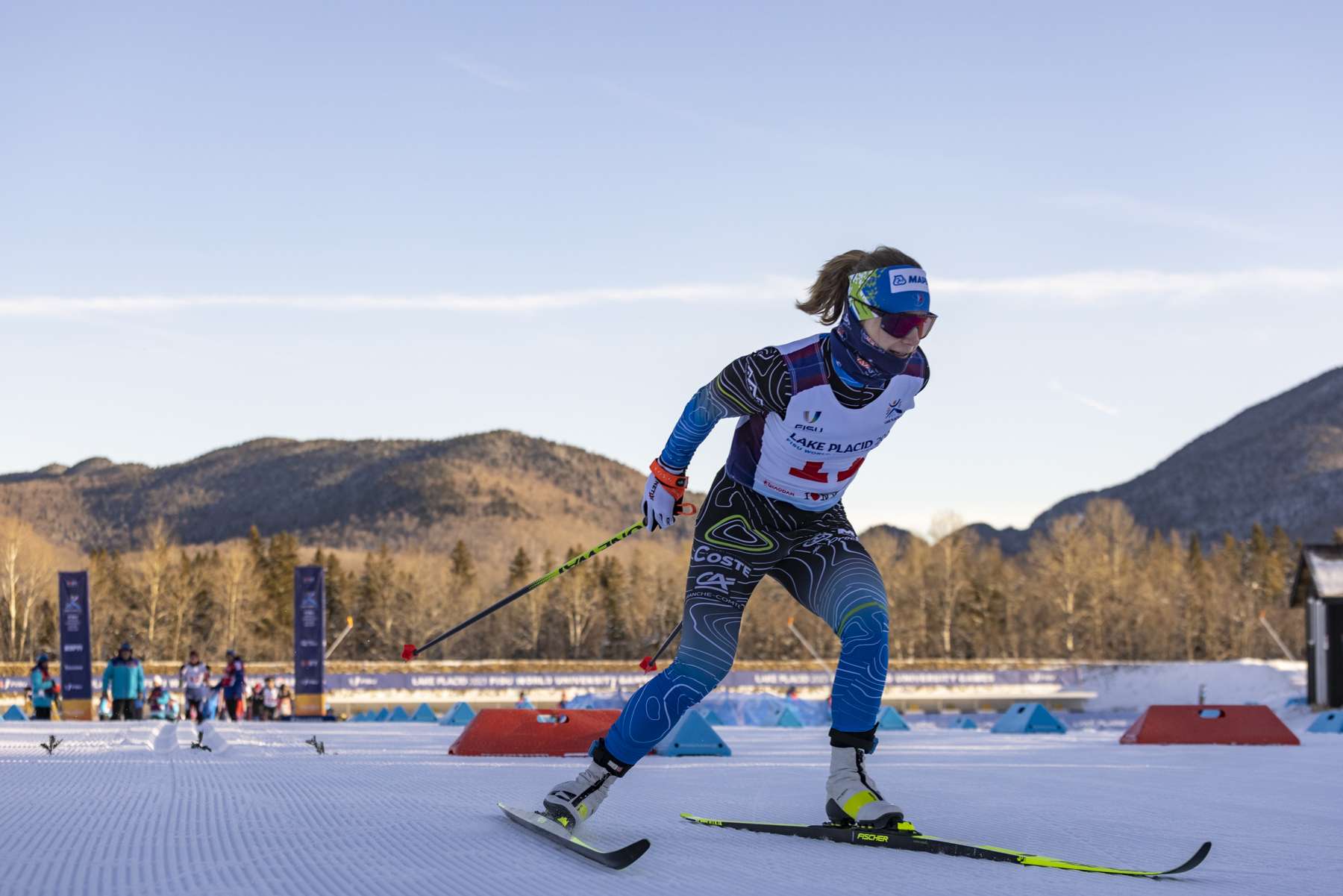 women's 5K ski race