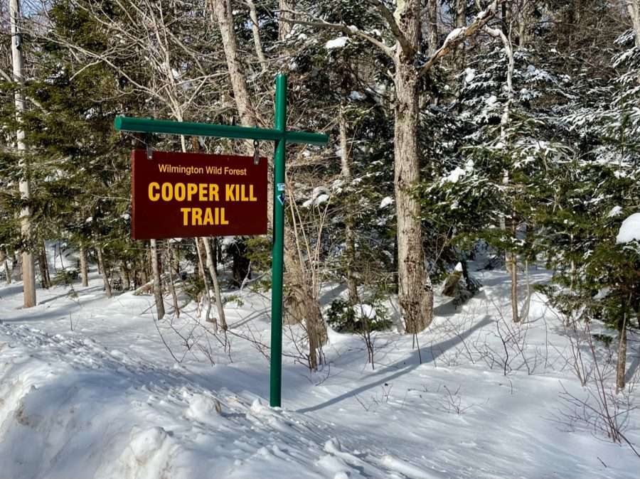 cooper kill pond trail sign
