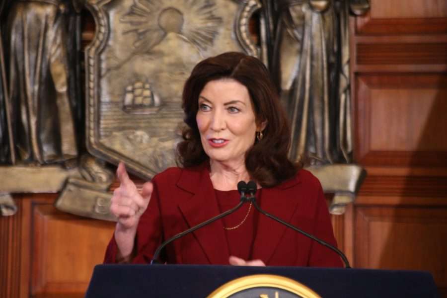 Gov. Kathy Hochul presents her executive budget.