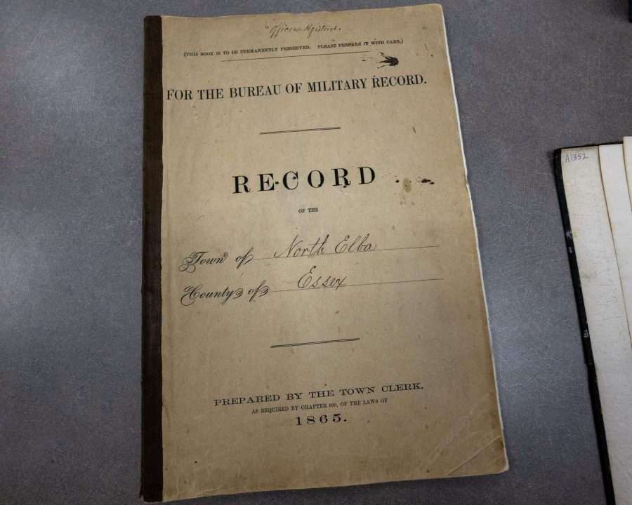 Cover of one of the ledgers