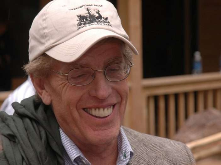 John Dillion wearing a baseball cap that says, "John Dillon Park"