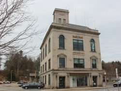 3 Main St. in Saranac Lake is a multi-level historic building with arched windows built in the 1920s.