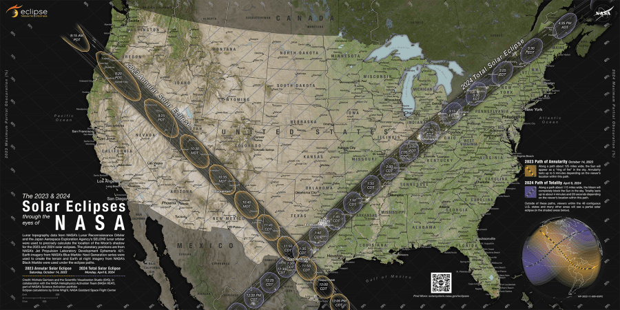 solar eclipse path map