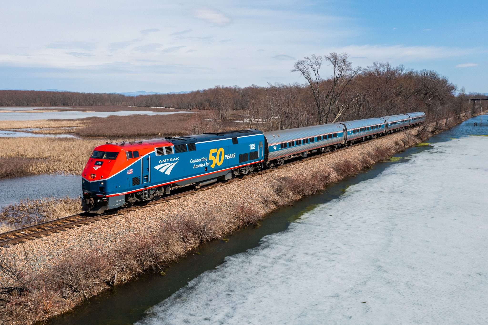 Adirondack train service halted