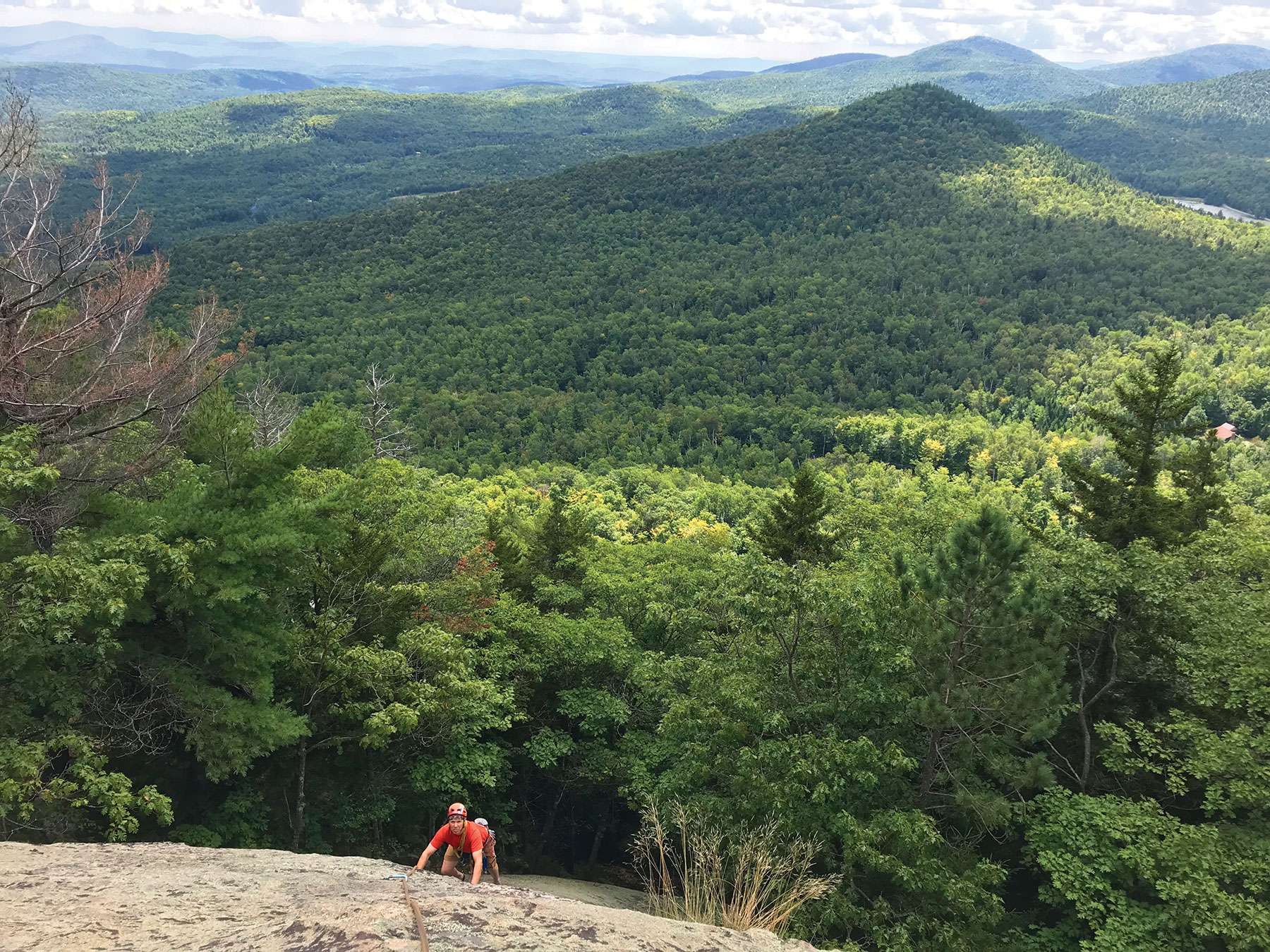 rock climbing