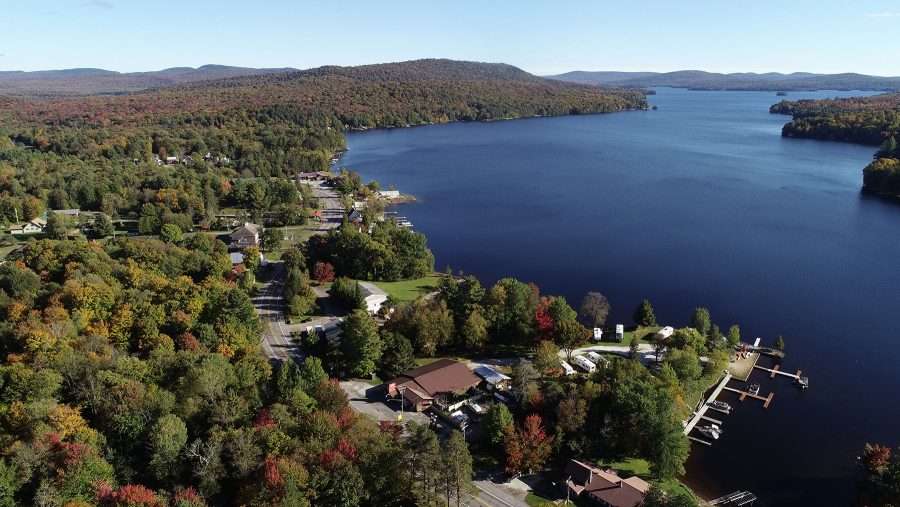 cranberry lake aerial