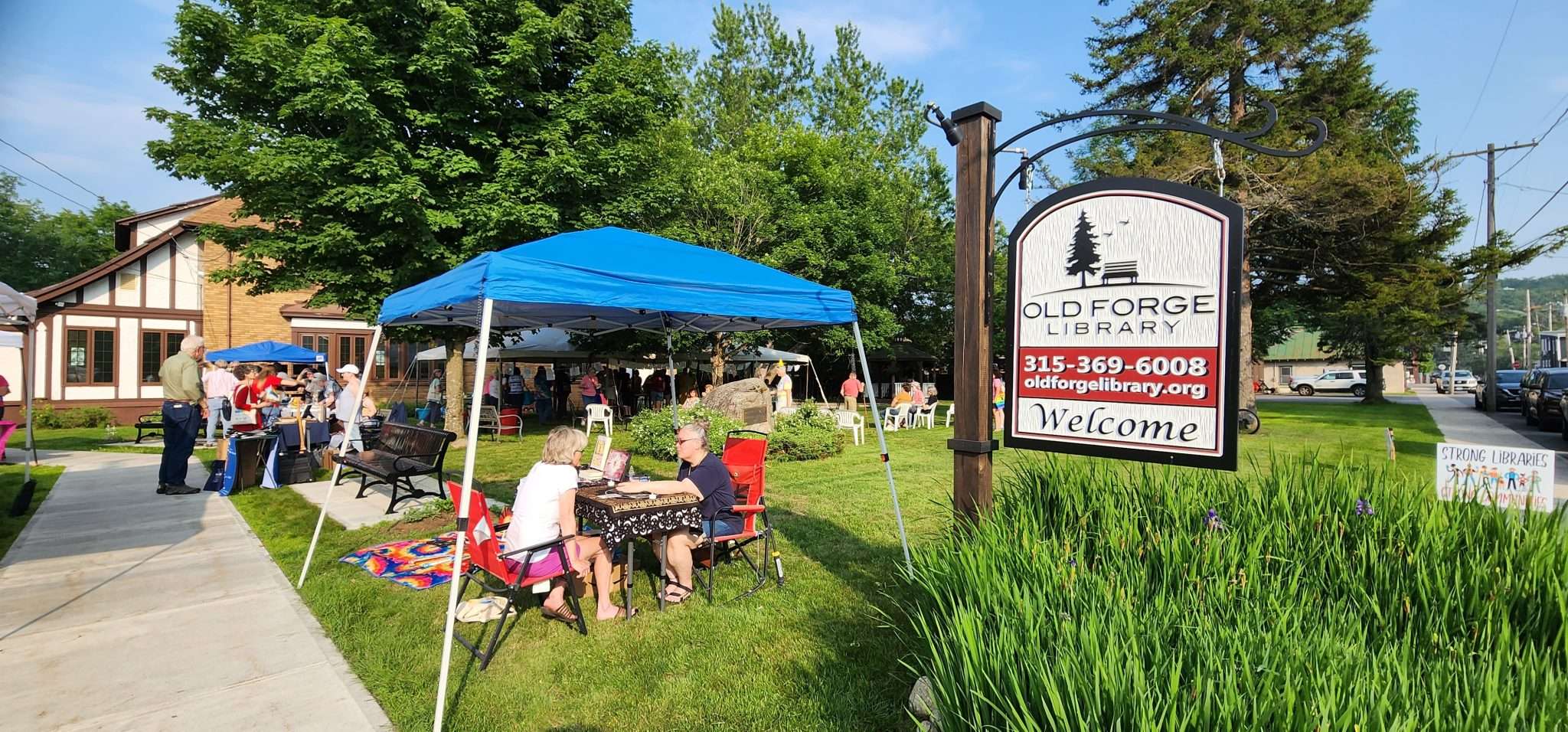 The Old Forge Library held its first Pride event on June 30. Photo by Jamie Organski