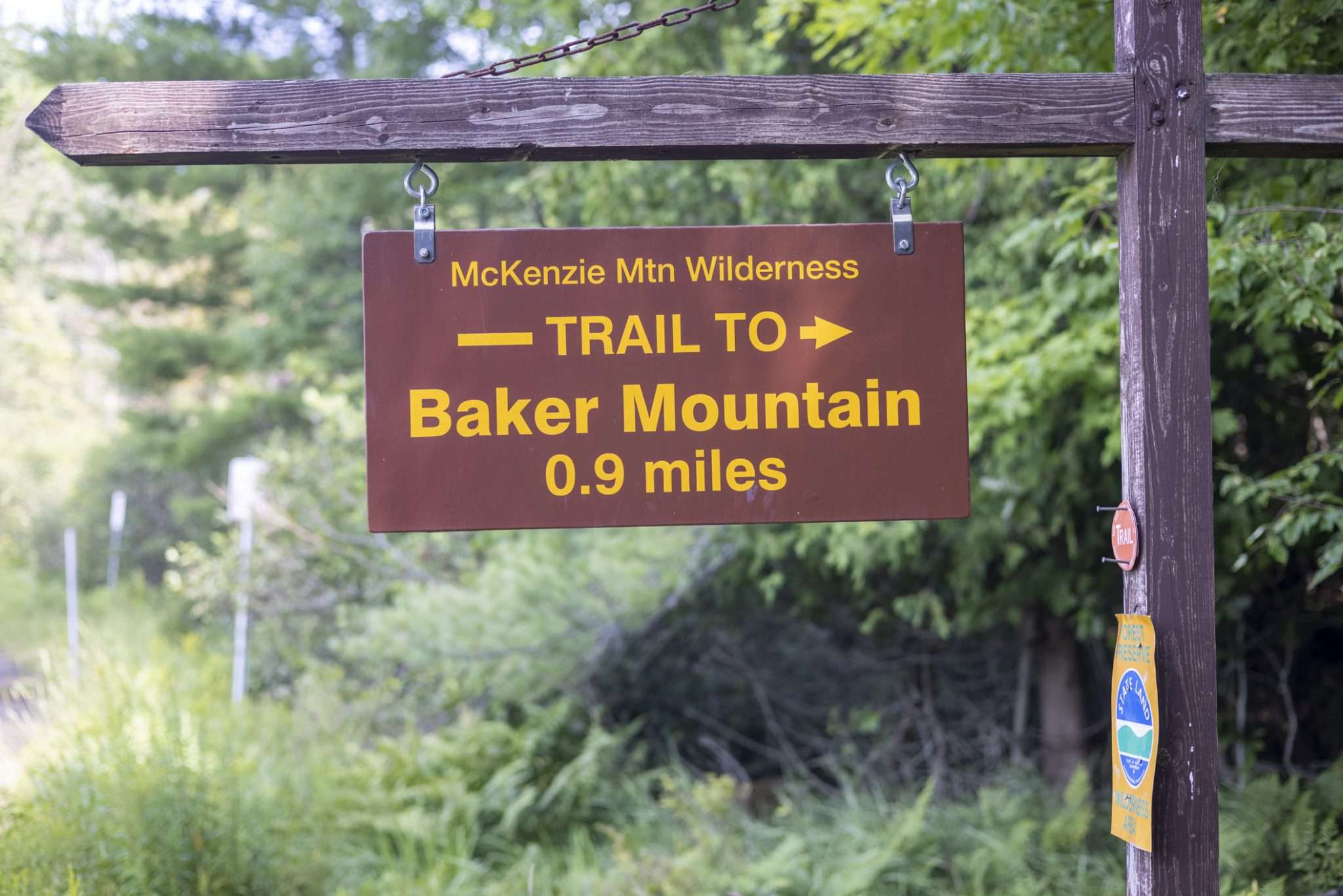 Baker Mountain is a popular mountain because of its views. Photo by Mike Lynch