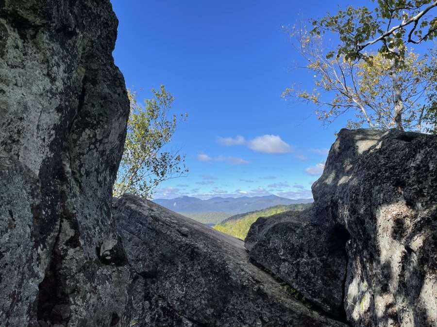 A view from Chimney Mountain in Indian Lake