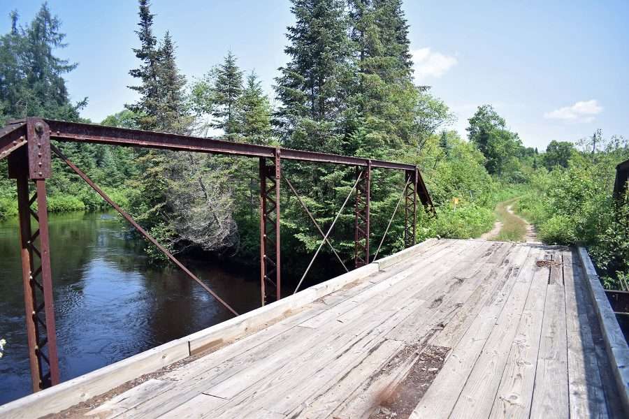 iron bridge on windfall bike ride