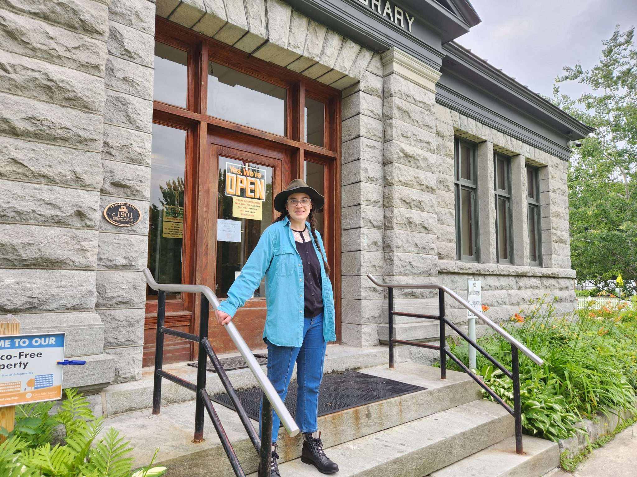 Shelby Burkhardt, director of Warrensburg's Richards Library. Photo by James M. Odato