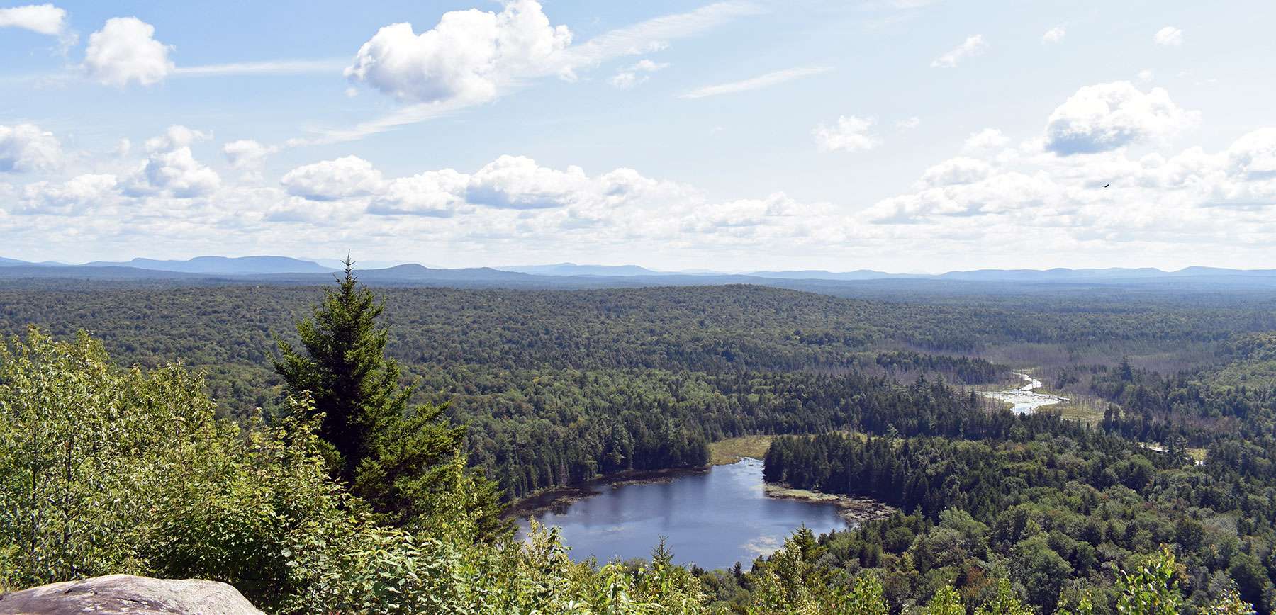 view from little blue mountain