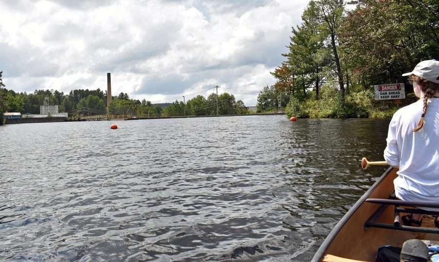 canoeing the oswegatchie river near newton falls