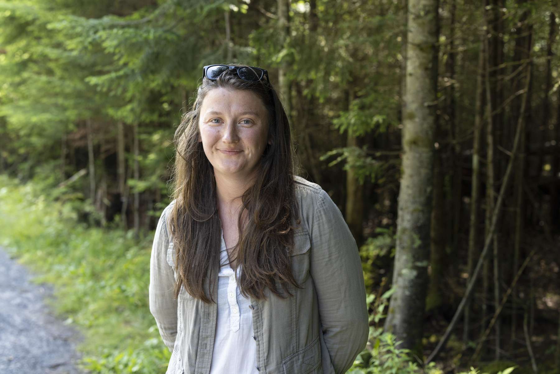 Renee Seacor, a carnivore conservation advocate for Project Coyote and the Rewilding Institute, has been working as an unofficial coordinator for the Northeast Wolf Recovery Alliance. Photo by Mike Lynch