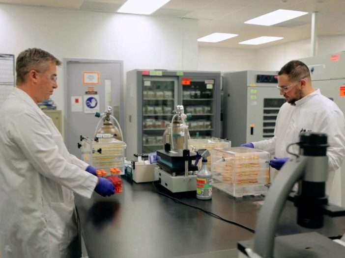 two men in lab coats