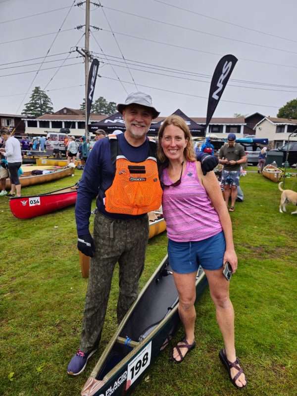 two paddlers