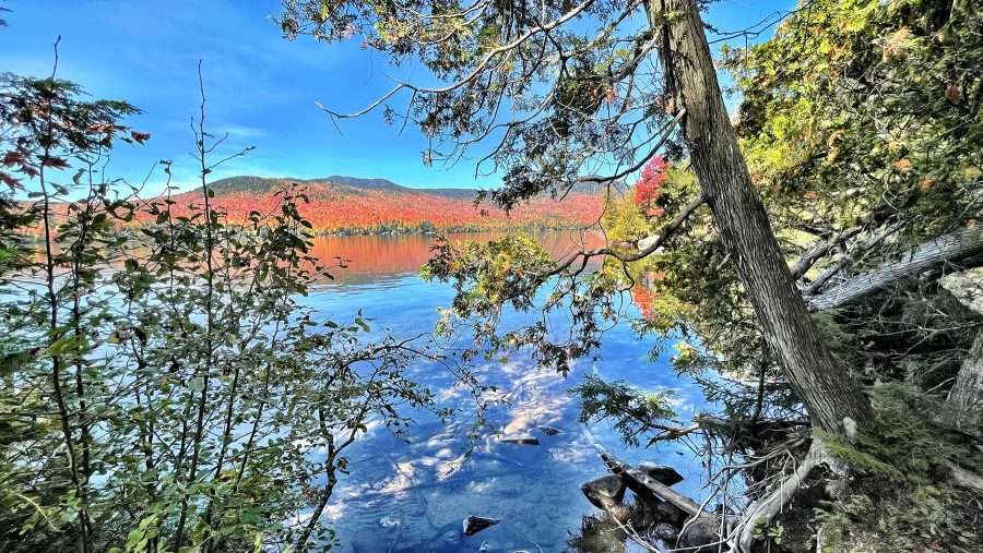 lake placid fall foliage
