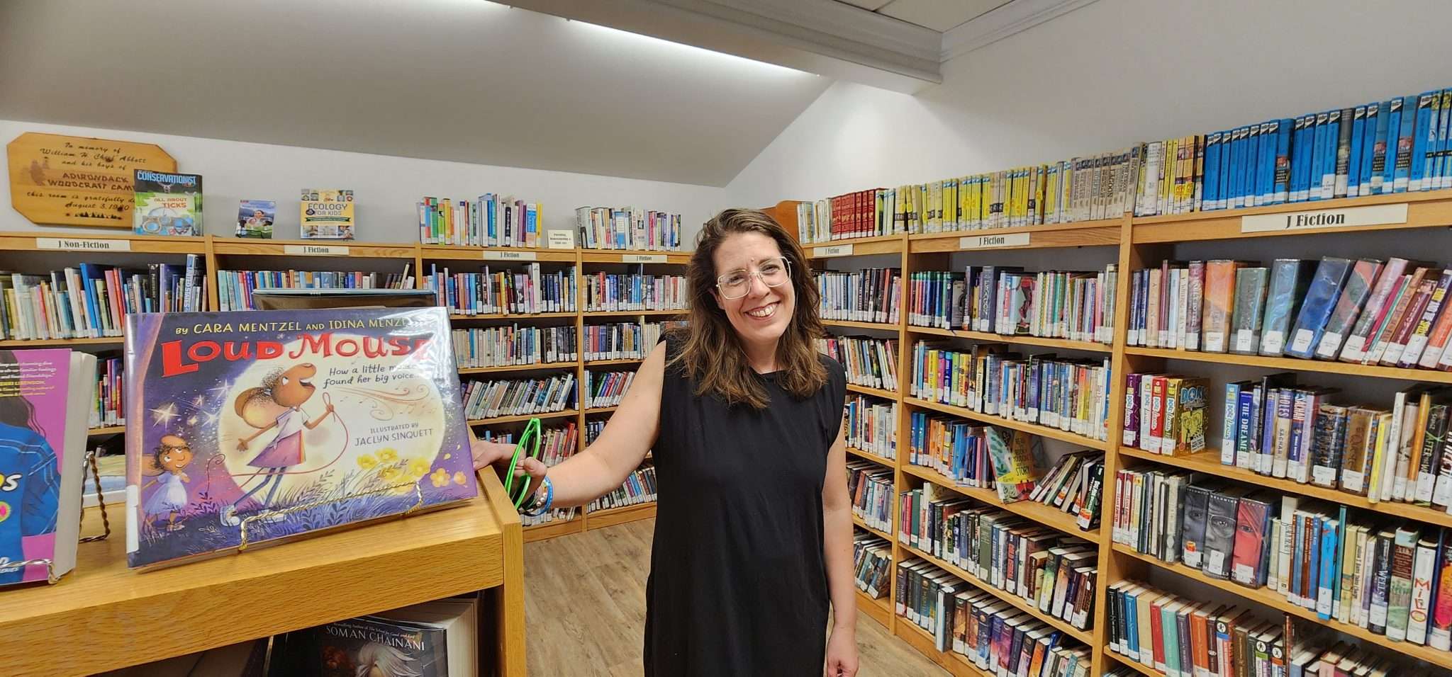 Linda Weal, director of the Old Forge Library. Photo by Jamie Organski