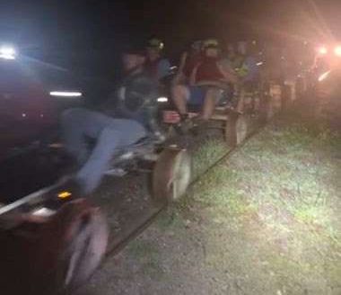 rail bike rescue