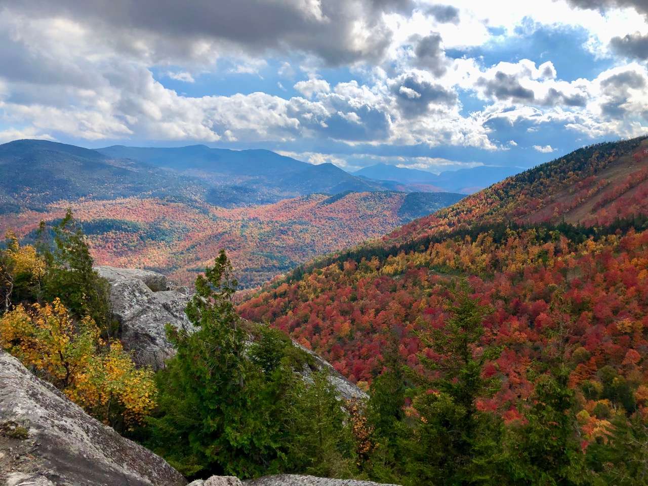 Looking to the southwest from the summit of Bear Den. Photo by Tim Rowland