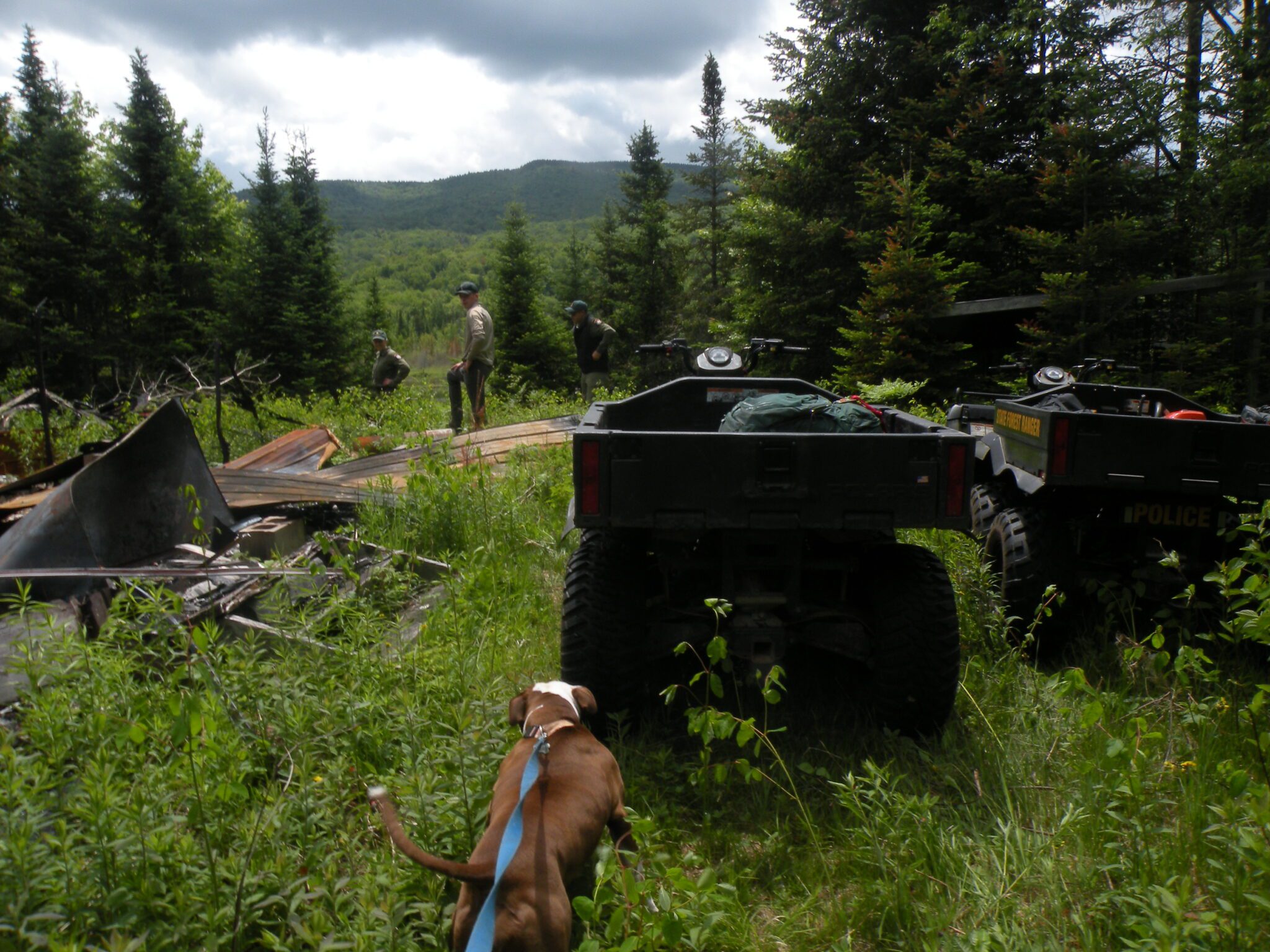 DEC staff with ATVs observed within the West Canada Lake Wilderness, 2023.