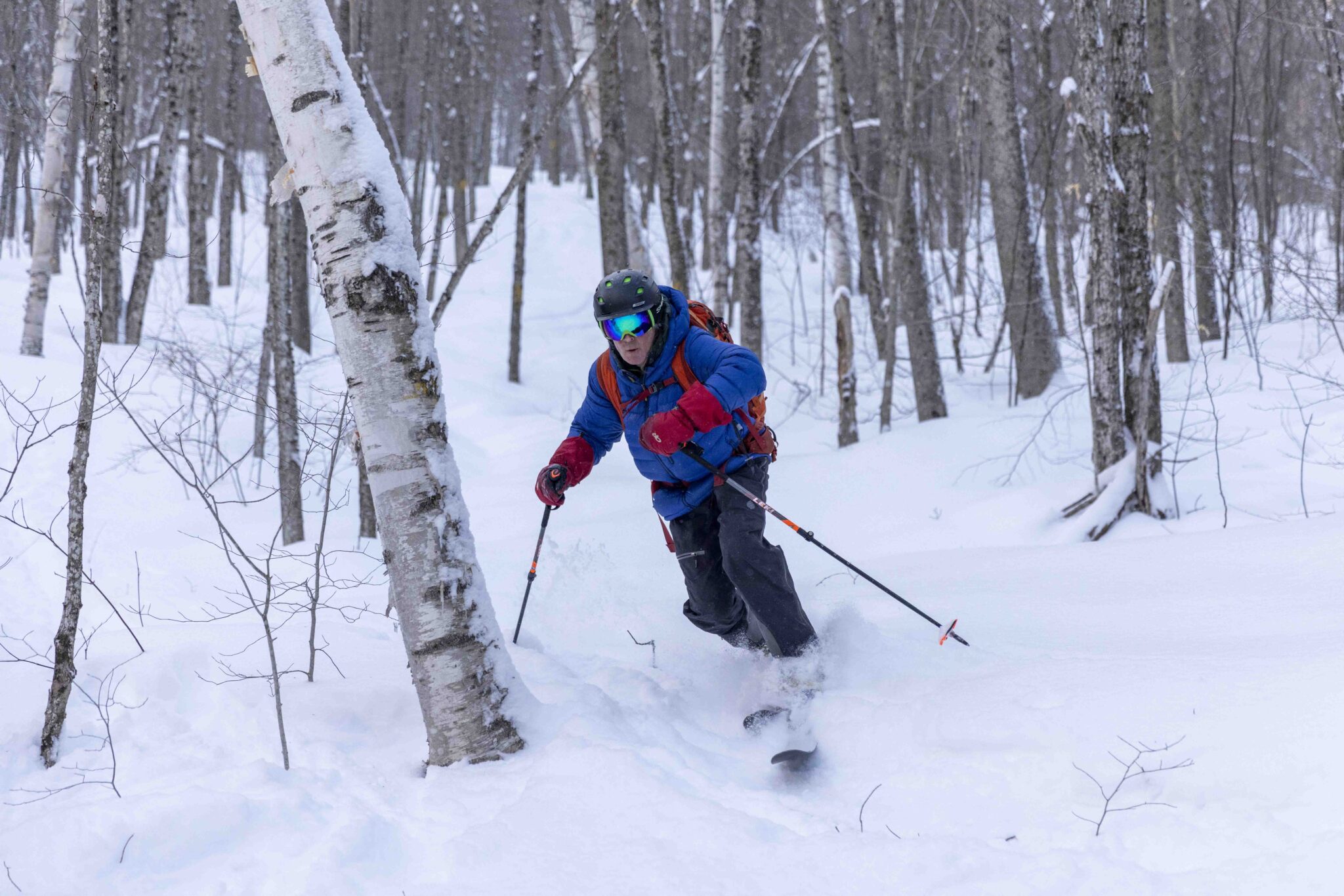 skiing