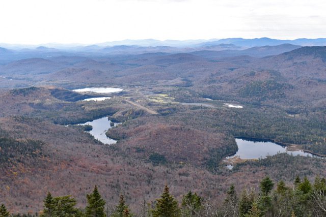 view from mt adams fire tower
