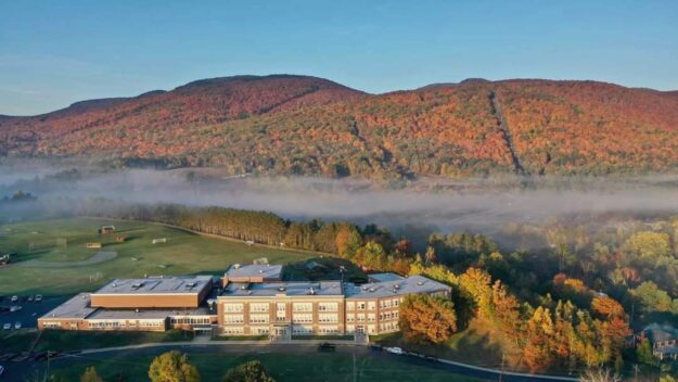 Johnsburg Central School District building in North Creek, NY. Photo source: Johnsburg Central School Facebook page