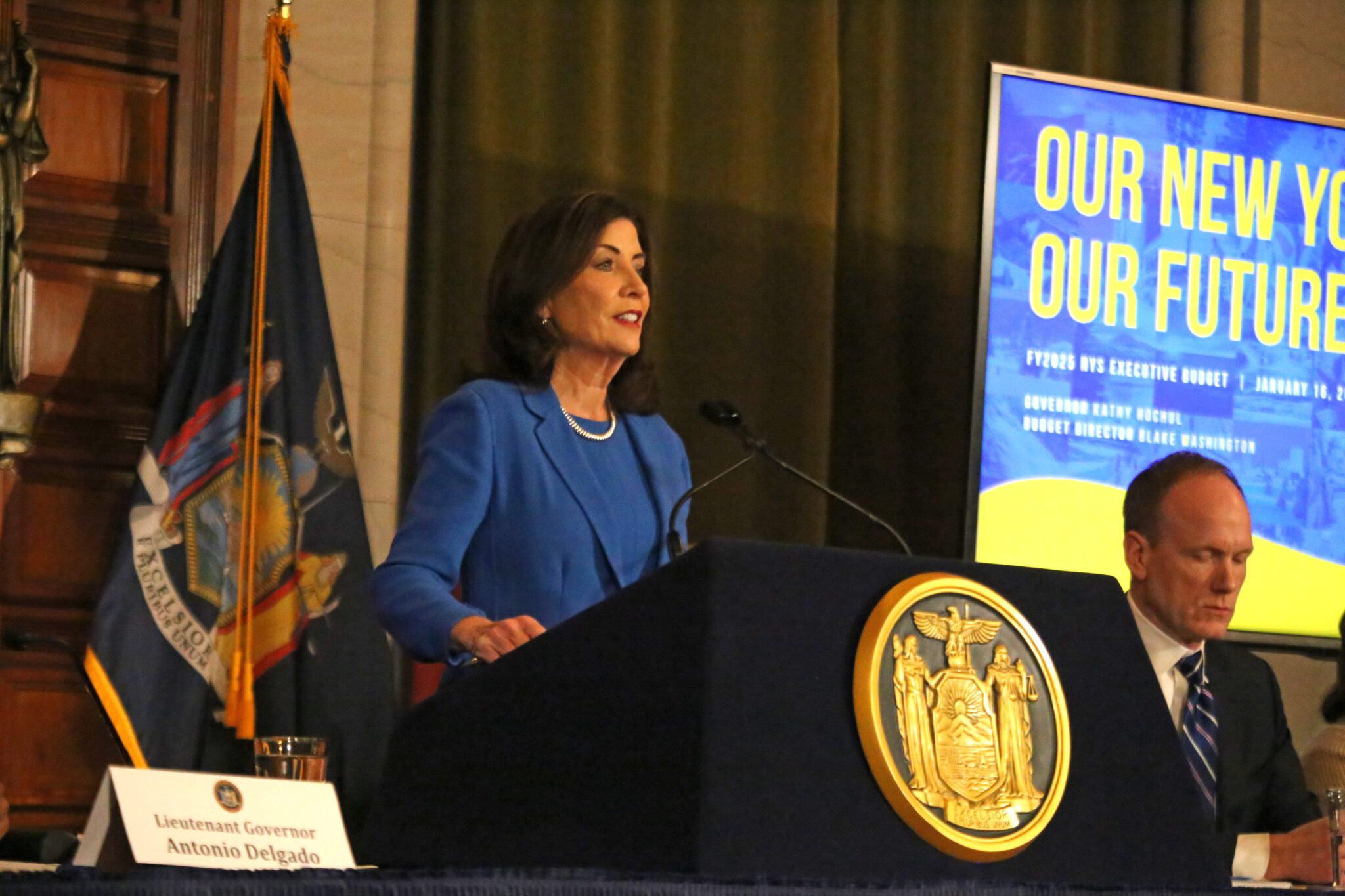 Gov. Kathy Hochul delivers her executive budget proposal