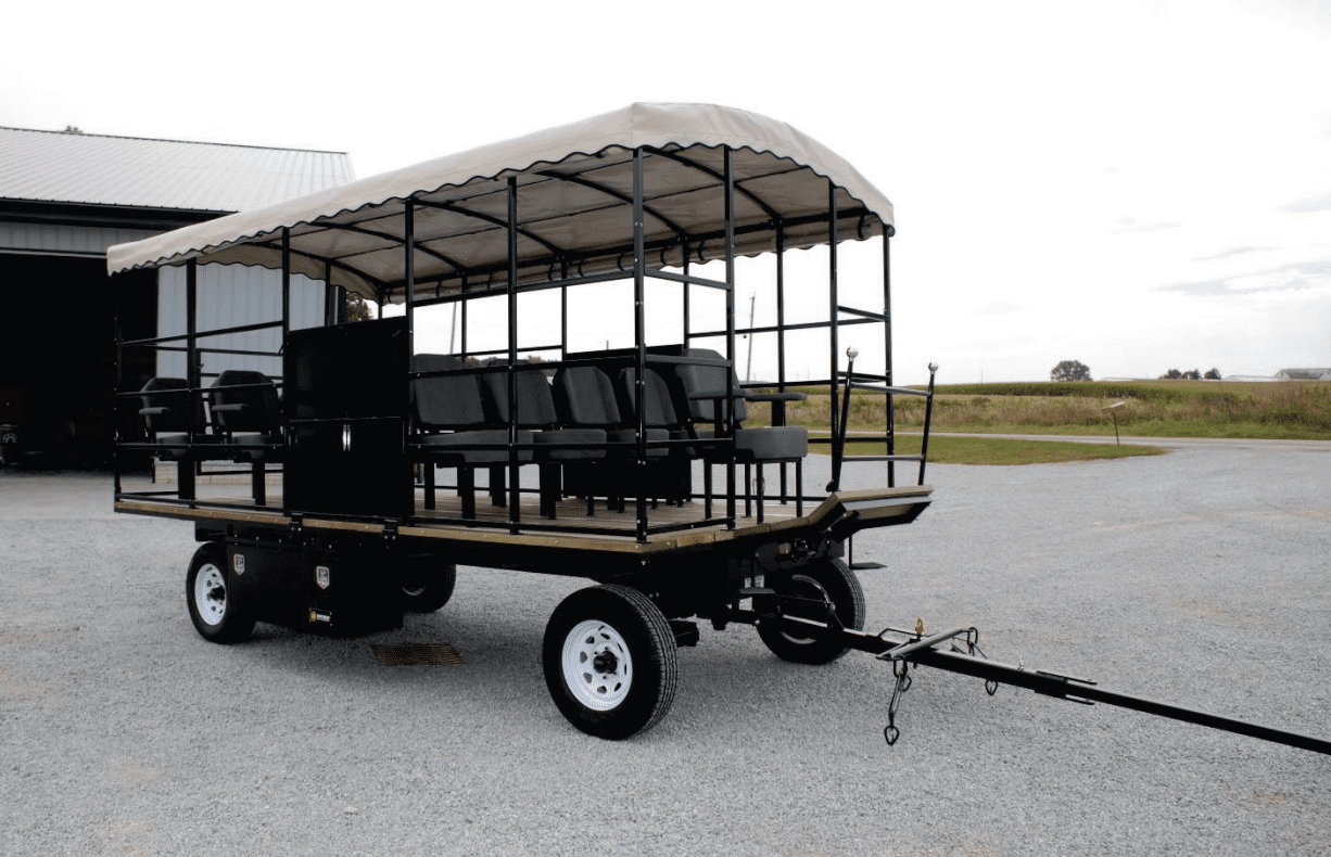 wagon specially designed for various kinds of accessible seating