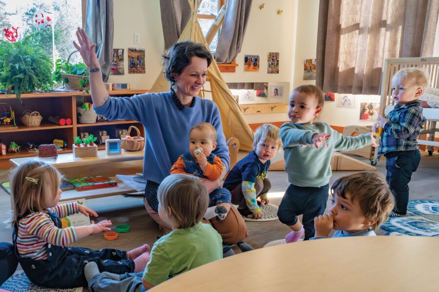 Laura Birofka, Little Peaks' director, also doubles as a teacher at the childcare facillity