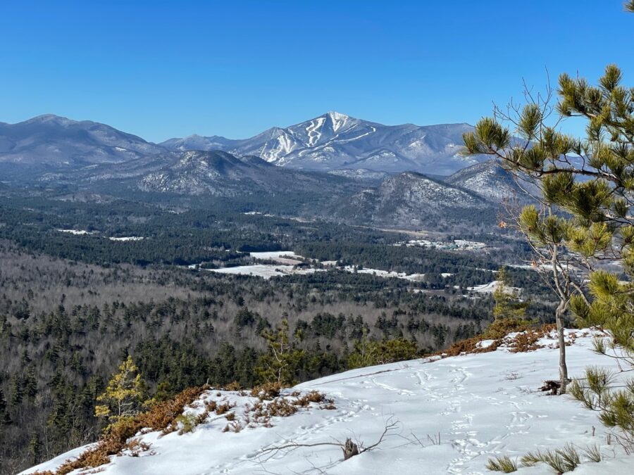 View from Lincoln Hill's cliffs in Jay. 