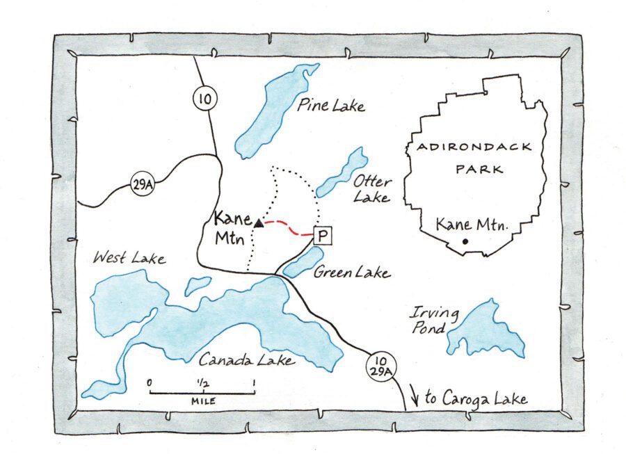 map of kane mountain