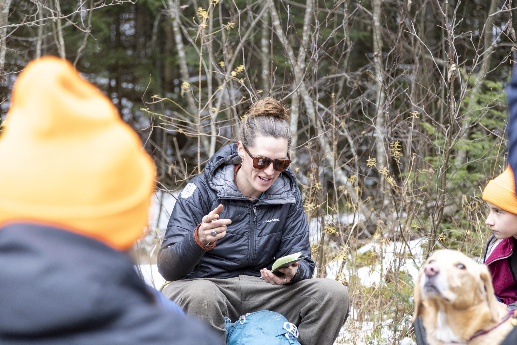 Carolyn Walton runs the student-run trips through Woods. Photo by Mike Lynch