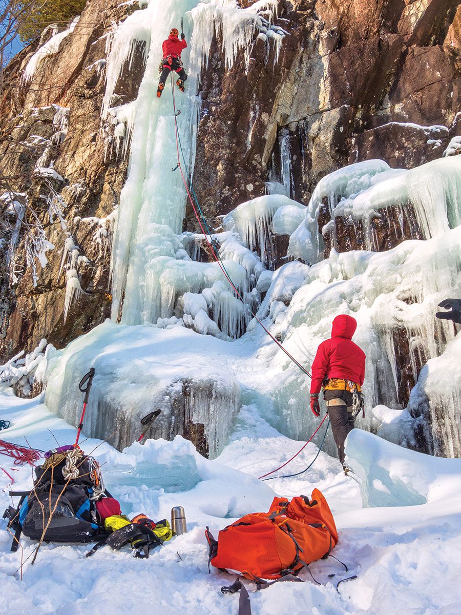 ice climbing
