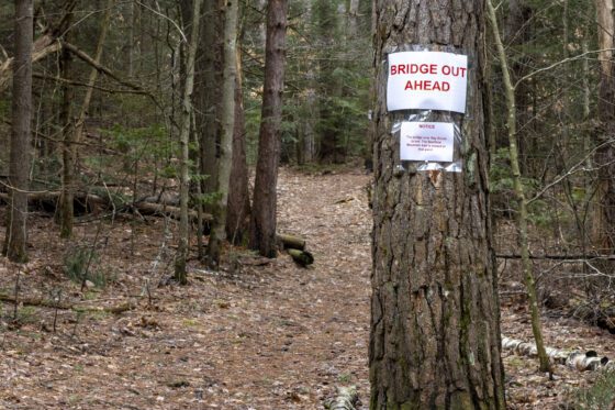 Bridge concerns shut down access to Scarface Mountain in Saranac Lake region