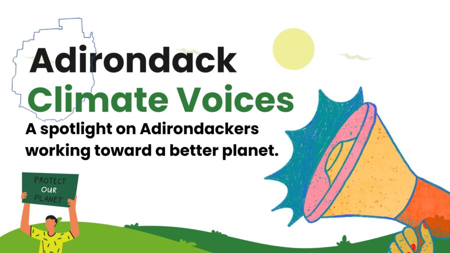 Adirondack climate voices graphic
