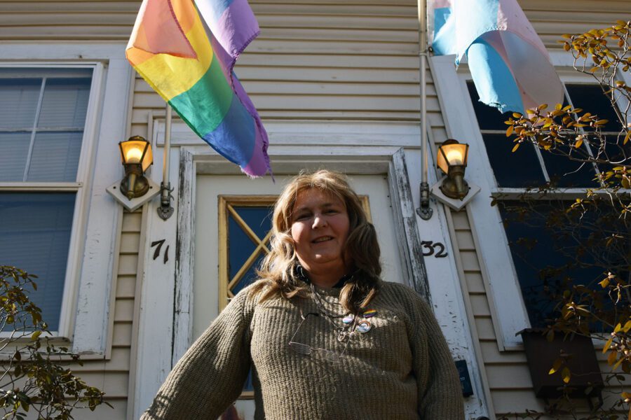 LGBTQ activist Kelly Metzgar has been the victim of vandalism